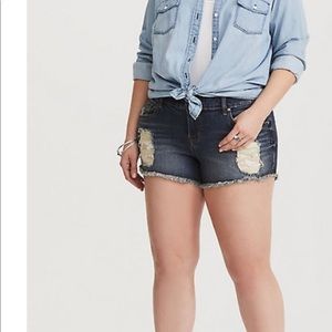 Lace Short Short Medium Wash sz16 new with tags!